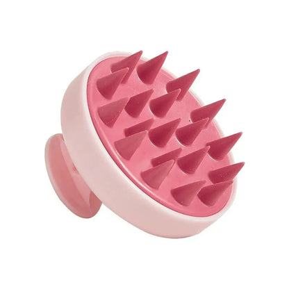 Silicone Shampoo Brush Head Scalp Massage Comb Hair Washing Comb