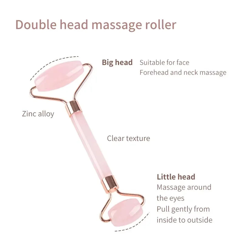 RadiantGlow Roller & Gua Sha Facial Massage Set