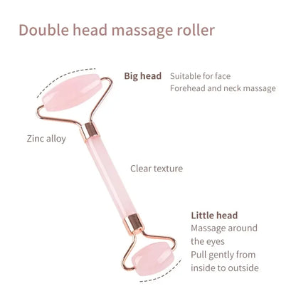 RadiantGlow Roller & Gua Sha Facial Massage Set